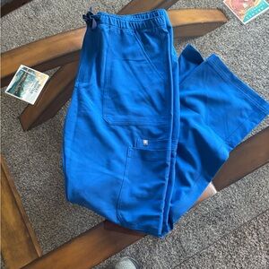 Men’s. XL Royal Blue Cario Cargo Scrub Bottoms